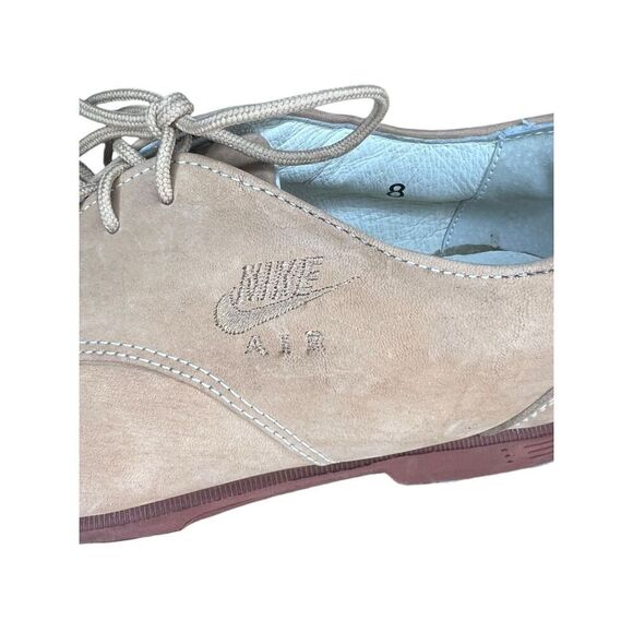 Vintage 90s Nike Pro Air Classic Pro Golf Shoes Tan Suede Women’s 8 NEW - Picture 3 of 8